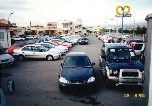 Mattheos Ioannou Motors car dealership showroom exterior